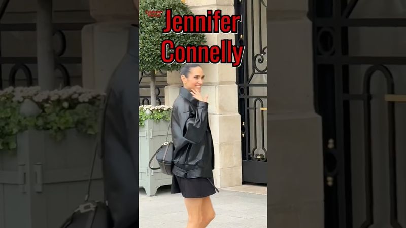 Jennifer Connelly 😍 arriving at her hotel Today! 👀 #jenniferconnlly