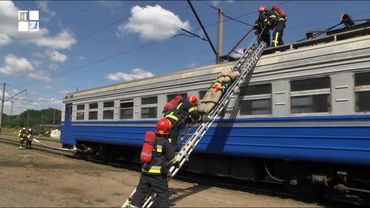 «Гарячий» кадр обернувся пожежею: навчання на залізниці