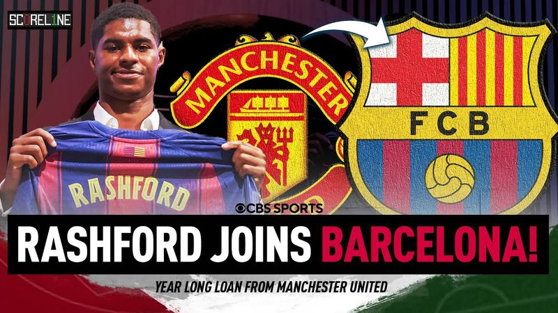 GRANDE TRASFERIMENTO: Marcus Rashford si unisce al Barcellona in prestito dal Manchester United 🤯...