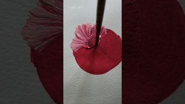 Easy flower painting idea 🩷🌼 #art  #artwork  #shorts  #shortsfeed  #painting  #acrylicpainting