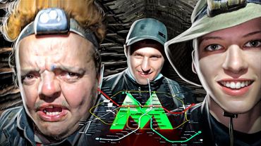 НОЧЬ в ЗАКРЫТОМ МЕТРО ! ГДЕ ВЫХОД ?