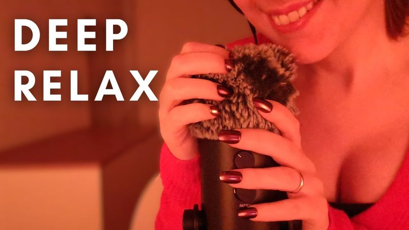 ASMR - ITA/ENG Soft Spoken SCALP and EAR massage | Fluffy for sleep, tingles and relax