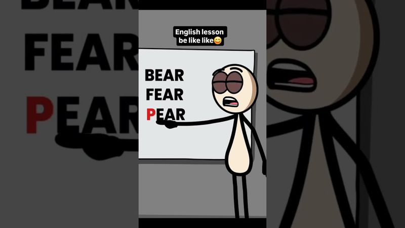 English lesson, That s quite confusing 😄  #funnyvideo #relatable #english #education