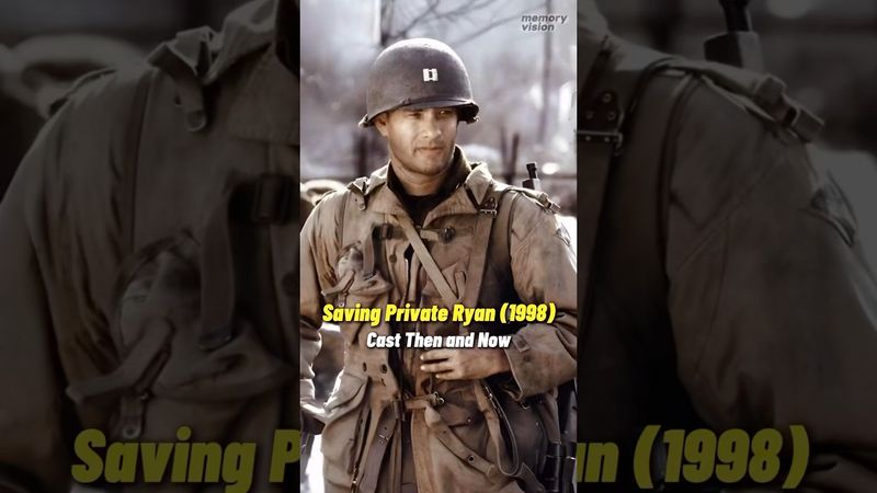 Saving Private Ryan (1998) Cast Then and Now 🤩😳