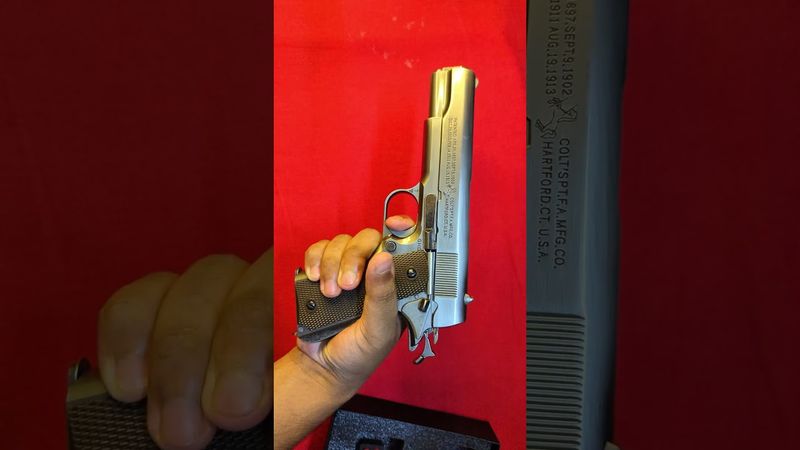 AQK 1911 Full Metal Gel Blaster. #ar #toys #gelblasters #airsoft #gelblaster #toyguns #fy #bd #1911