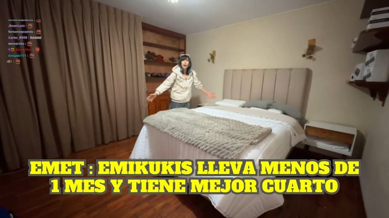 EMETSUKI SE SORPRENDE POR LA HABITACIÓN DE EMIKUKIS EN LA SPECIAL HOUSE