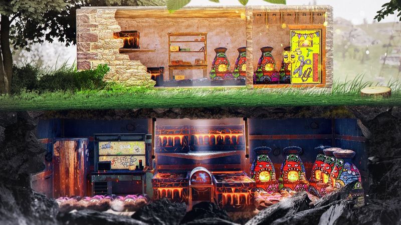 МОЙ БУНКЕР ПОД ЗЕМЛЕЙ. РАСТ / RUST