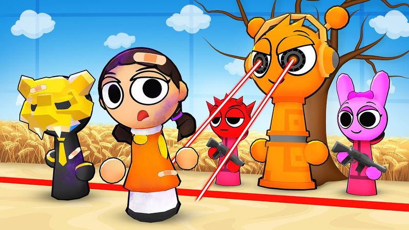 ГРА SPRUNKI SQUID, АЛМАРИ ПОМІНЯЛИСЯ РОЛЯМИ?! Incredibox Sprunki Animation