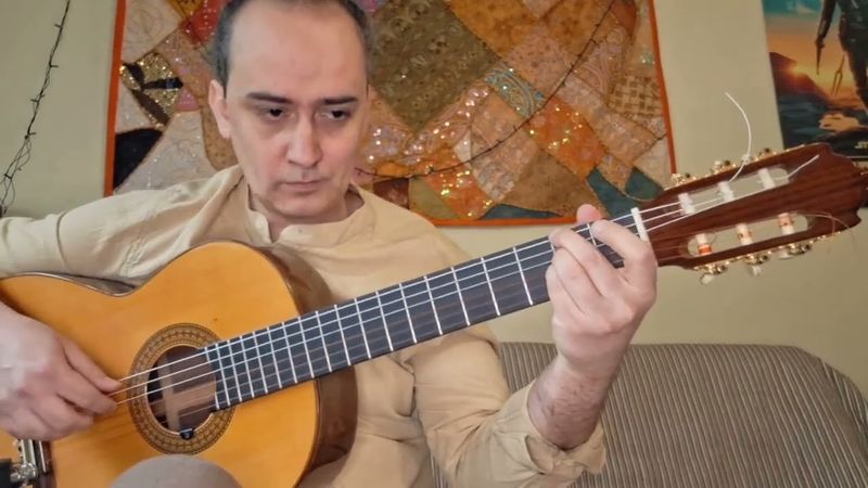 Shape of my heart (Sting) guitar cover Score Tab