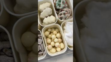 Whit Christmas Snack Box☃️ #christmas #snackbox #candy #satisfying #asmr #viral #short #fyp #restock