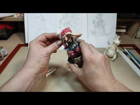 🦕🦖Ватная игрушка ДРАКОША СРЕДНЕНЬКИЙ.  Урок 4. Формируем мордочку. Соединяем руки с туловищем.