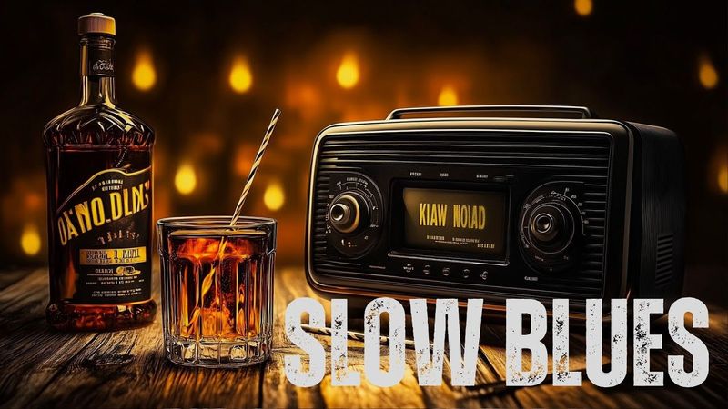 Blues Malincónico e Whiskey Blues Music | Slow Blues per Sessioni Notturne Rilassanti
