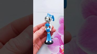 Слепила Дженни 🤖 Ностальгично? #полимернаяглина #mylifeasateenagerobot #xj9 #дженни #робот #polymer