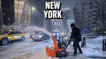 Caminhando na Neve em Nova York: O Melhor do Inverno em Manhattan (4K)