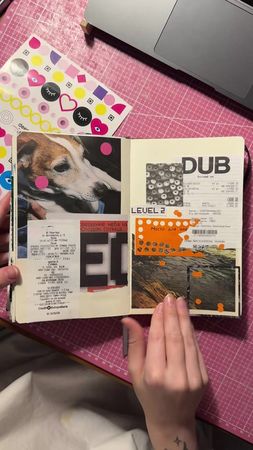 [тгк: стикер тэрапи] #collage #sketchbook #artjournal #MixedMedia #ко...