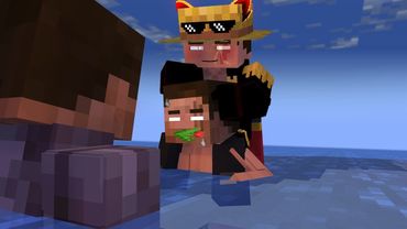 Herobrine rizz 🥀✨ // I'm with my dads! 🌹💫 - Herobrine x Steve + Heve ver