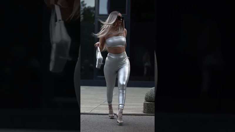 TikTok's Most Saved Shiny Leggings Looks | Aesthetic Casual Leather Pants Top 10 Styles