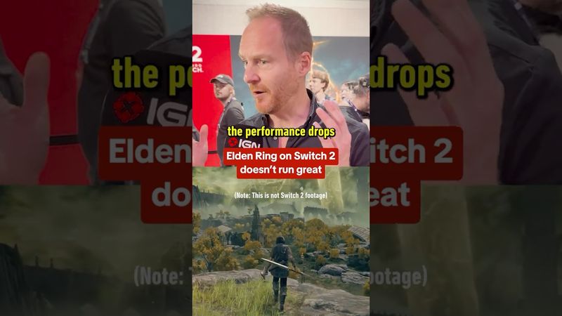 We played Elden Ring on Switch 2 in handheld mode, and it was not good. #gamescom2025 #eldenring