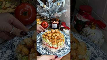 Салат на ваш праздник 🍾 #салатнапраздничныйстол #салат