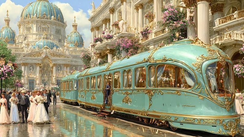 “Let’s Explore the Royal Palace & Luxury AI-Generated Train | Ultra Realistic Fantasy Journey in 4K”