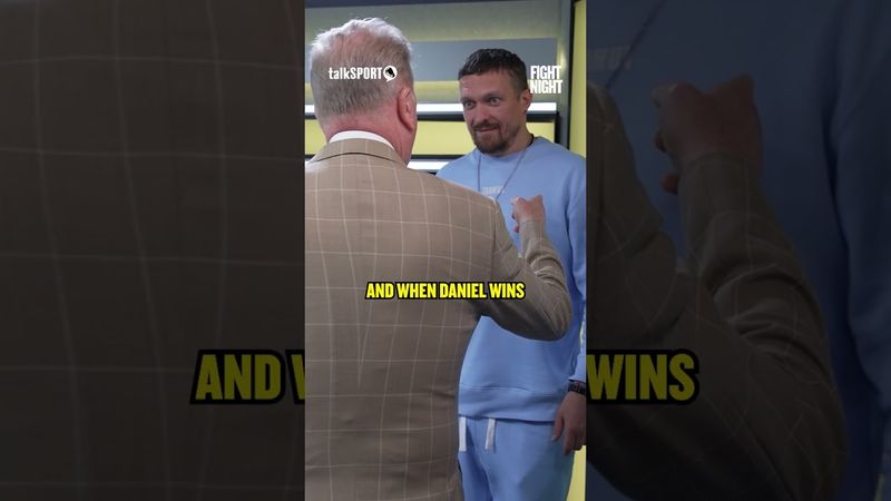 Oleksandr Usyk Terrorises Frank Warren For A New Car In Hilarious Exchange At talkSPORT
