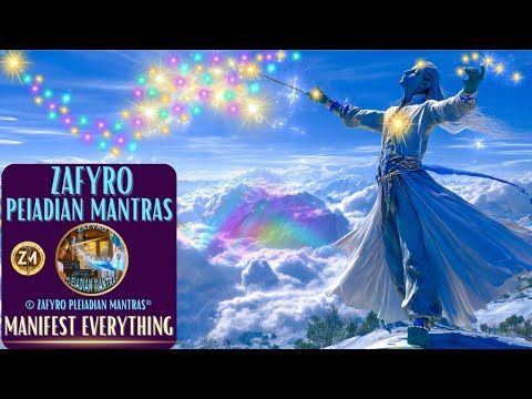 MANIFEST EVERYTHING WITH THE FREQUENCY OF GOD/ © ZAFYRO PLEIADIAN MANTRAS®  CONNECT WITH THE SOURCE