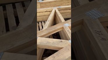 Фермы длиной 10м 😮 #каркасныйдом #быстровозводимыедома  #каркасник