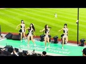 KT 위즈 치어리더 ‘I’ll be there’ 잠실 공연 영상