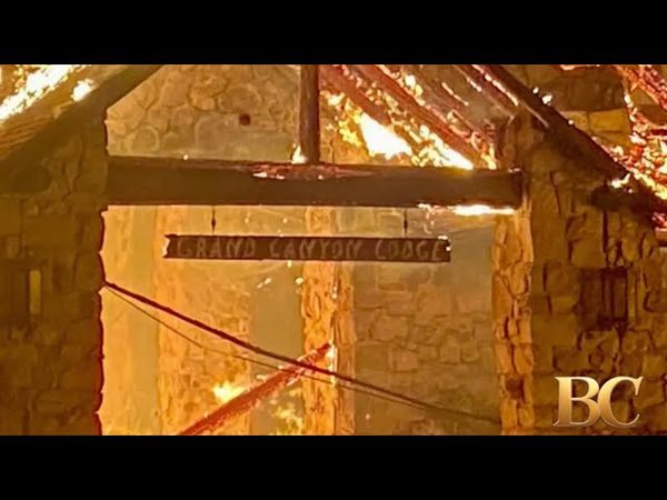 Wildfire destroys a historic Grand Canyon lodge and other structures