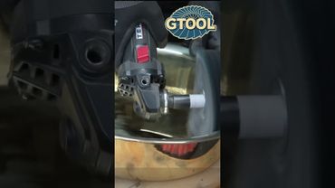 Полировка латунного таза.