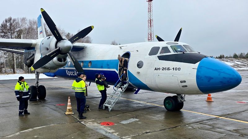 An-26B-100 de KrasAvia | Vol de Kyzyl à Krasnoïarsk