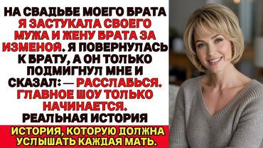 На свадьбе моего брата я обнаружила, что мой муж изменяет мне с моей невесткой Что сделал мой брат