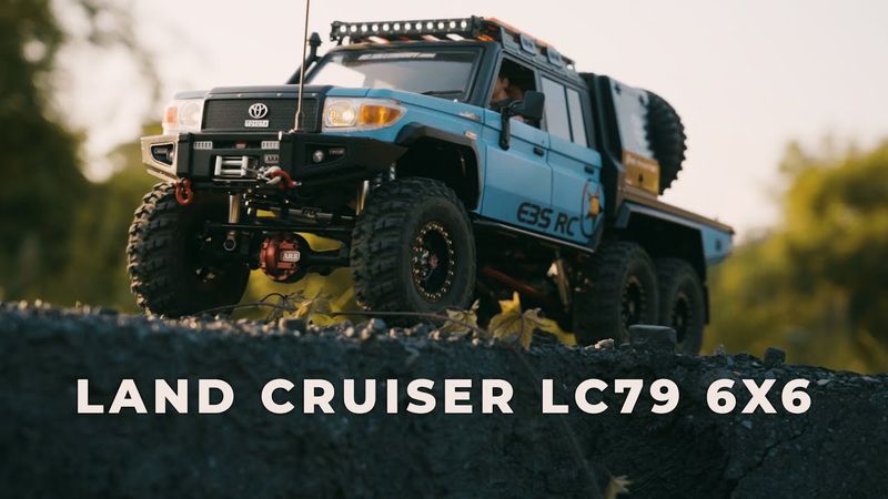1/10 Scale Rc Land Cruiser Lc79 6x6 Off Road