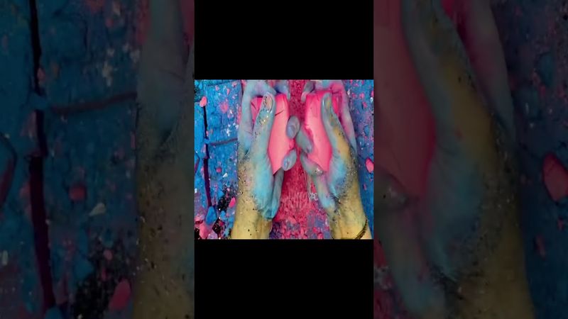 Pretty Pink Block #oddlysatisfying #crunchycrumbles #relax #satisfying #soap #slime #gymchalkasmr