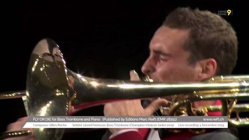 FLY OR DIE for Bass Trombone and Piano (Gilles Rocha, Soloist: Lionel Fumeaux)