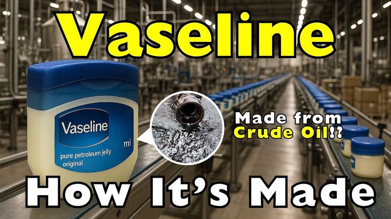How Is Vaseline Petroleum Jelly Made? | From Crude Oil to Skin Care Staple