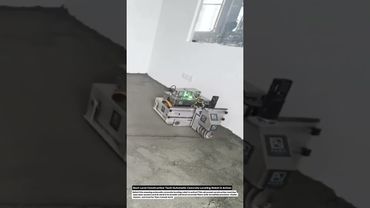 Next Level Construction Tech! Automatic Concrete Leveling Robot in Action.