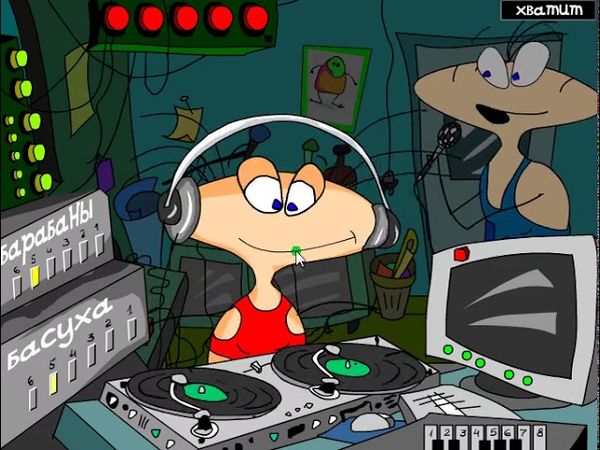 Cartoon. Walkthrough. Masyanya. DJ Masyanya. Collection. Games Cartoons.