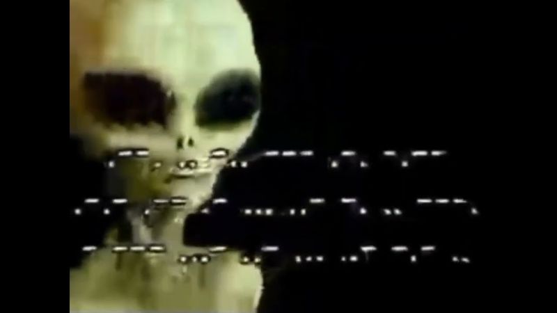 Инопланетяне и азбука морзе на фоне