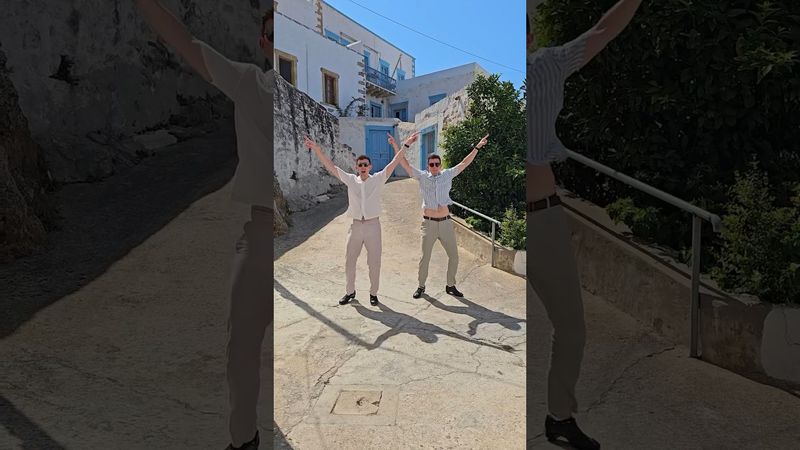 When in Greece! 🕺 🪩 #ABBA #shorts #explore