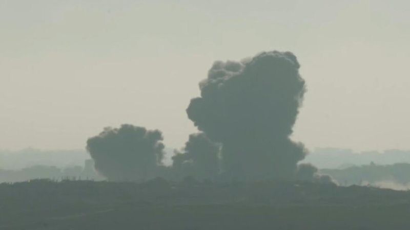 Large plumes of smoke rise over northern Gaza amid ongoing Israeli operations | AFP