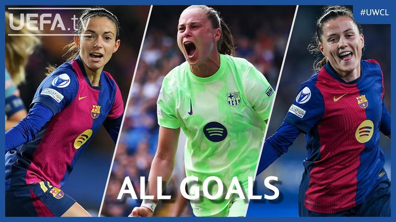 All BARCELONA 2024/25 GOALS to reach the #UWCL Final ⚽ | Bonmatí, Pajor, Pina...