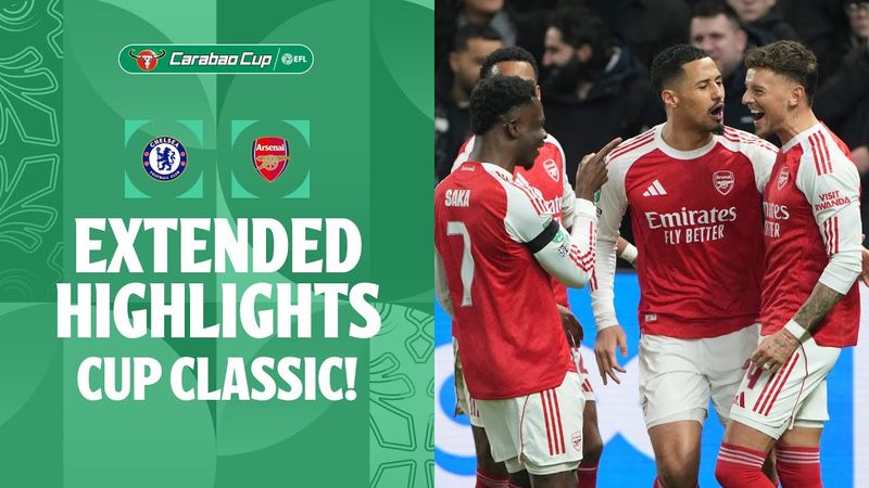 🤯 CUP CLASSIC! | Chelsea v Arsenal extended highlights