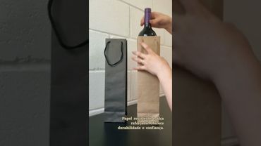 Sacola Kraft para Vinho