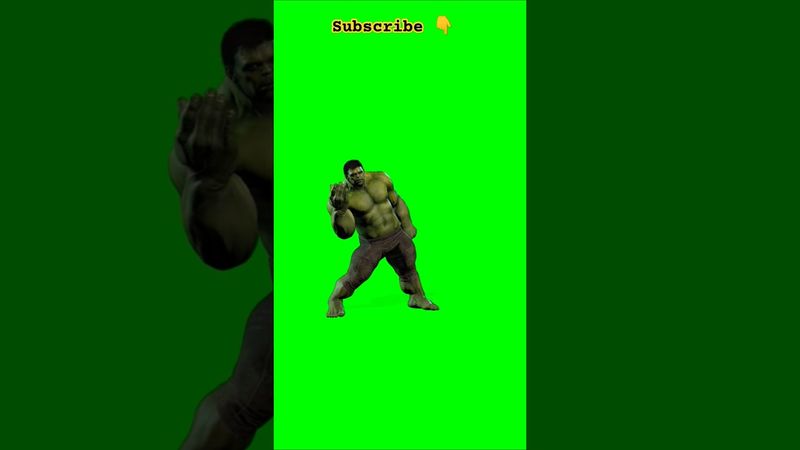 Hulk dance green screen #greenscreen #vfx #hulk #editing