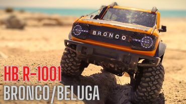 RC CRAWLER HB R1001 BRONCO/BELUGA DOMINANDO LA PLAYA 4X4 OFF-ROAD ADVENTURE
