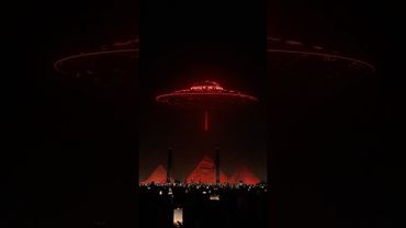 Legendary rave at the Great Pyramids by Anyma 👽 #rave #egypt #pyramids #anyma