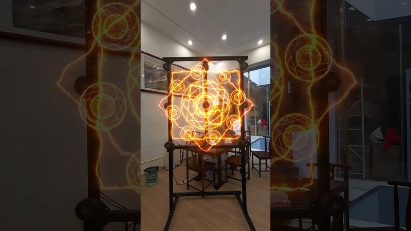 9pcs splicing model holographic wall #ledscreen #leddisplay #hightech #hightechnology #futuretech