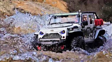 Xtra Speed XS01 Jeep Wrangler an off-road trip on a spring day