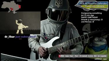 !charity Glory to Ukraine! 💙💛   Space Music Stream & charity for my friend 26 october